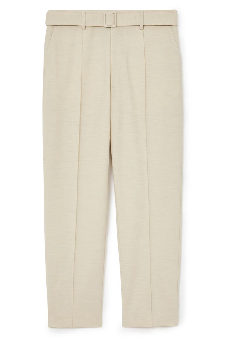 Peshi Belted Trousers, Alternate, color, STONE