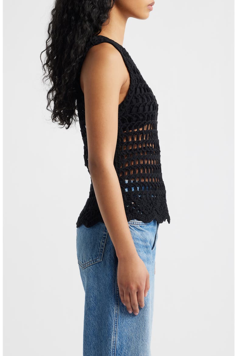 Knit Top, Alternate, color, BLACK