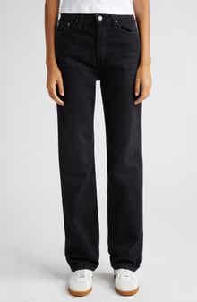 Classic High Waist Rigid Straight Leg Jeans (Nordstrom Exclusive)