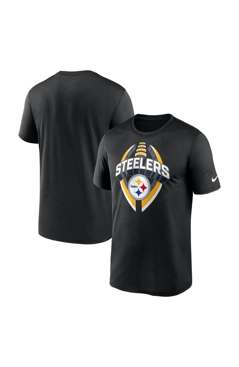 Nike Men's Nike Black Pittsburgh Steelers Big & Tall Primetime Legend Icon Performance T-Shirt, Alternate, color, Black