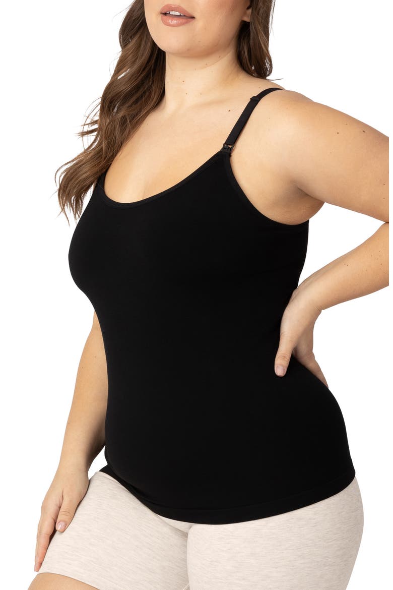 Sublime Maternity & Nursing Camisole, Alternate, color, BLACK