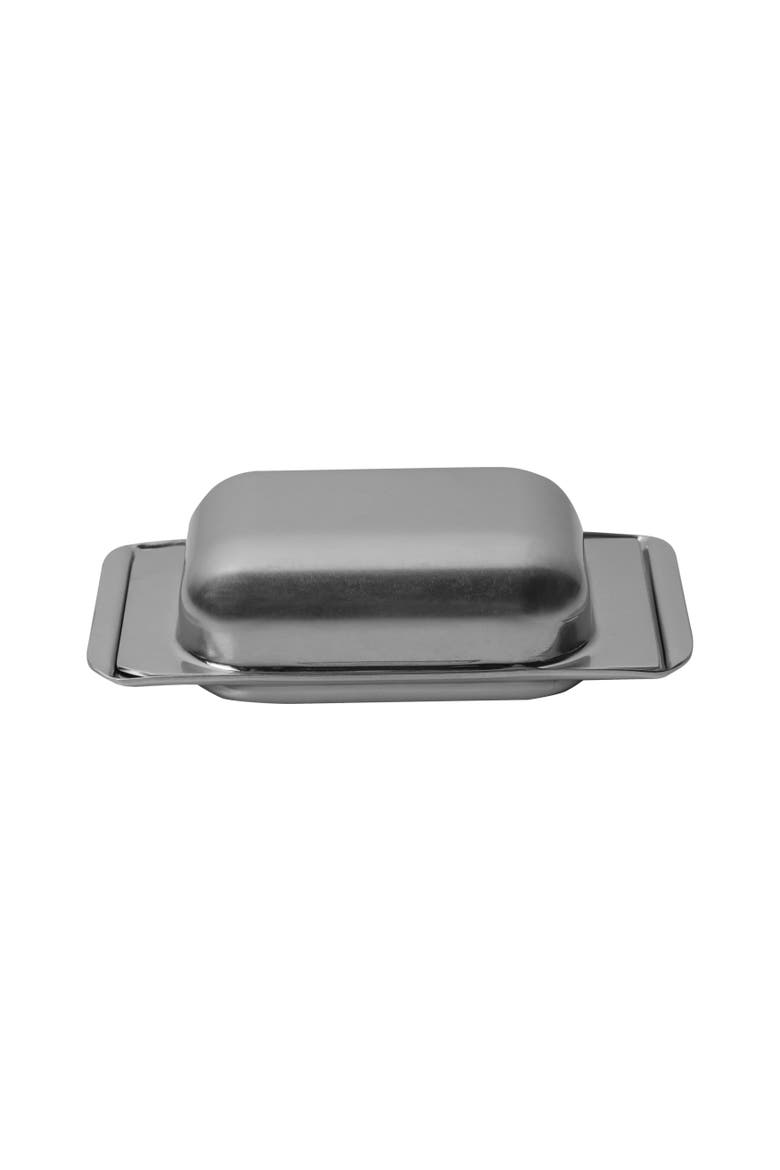 Original Vintage Mini Butter Dish, Main, color, Pewter Silver