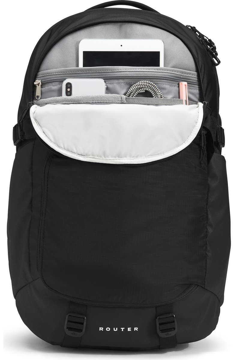 The North Face Router Water Repellent Nylon Ripstop Backpack, Alternate, color,
