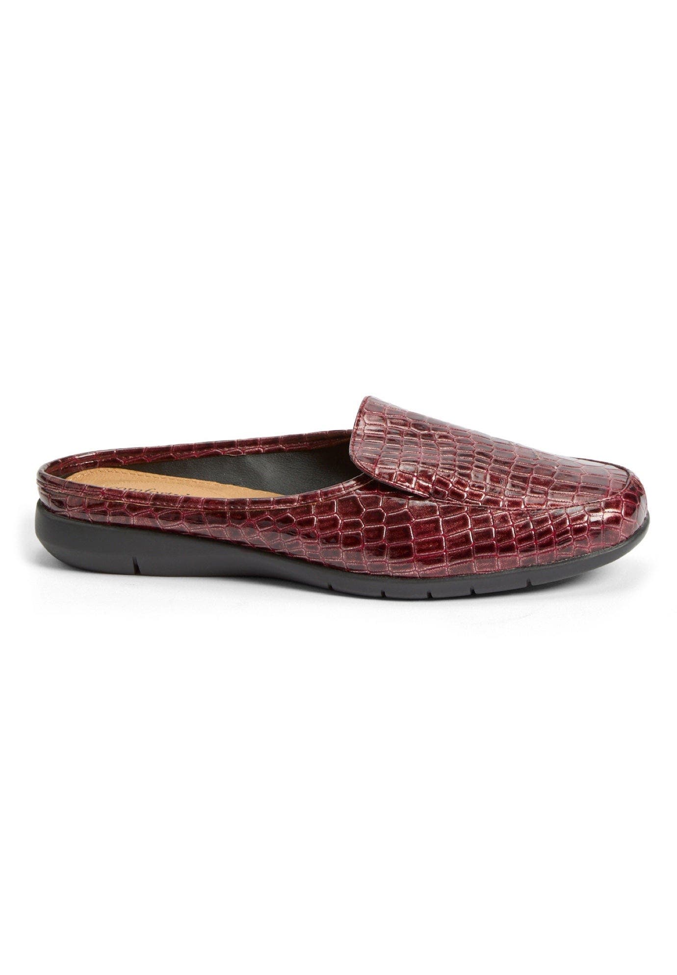 The Estelle Slip On Mule, Alternate, color, DARK BERRY