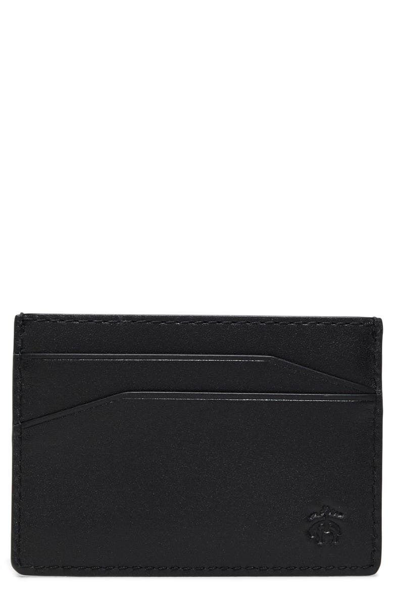 Brooks Brothers Coronado Card Case, Main, color, Black
