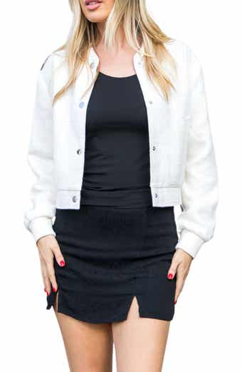 Stoosh Bouclé Bomber Jacket