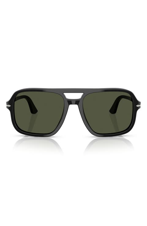 58mm Pilot Sunglasses