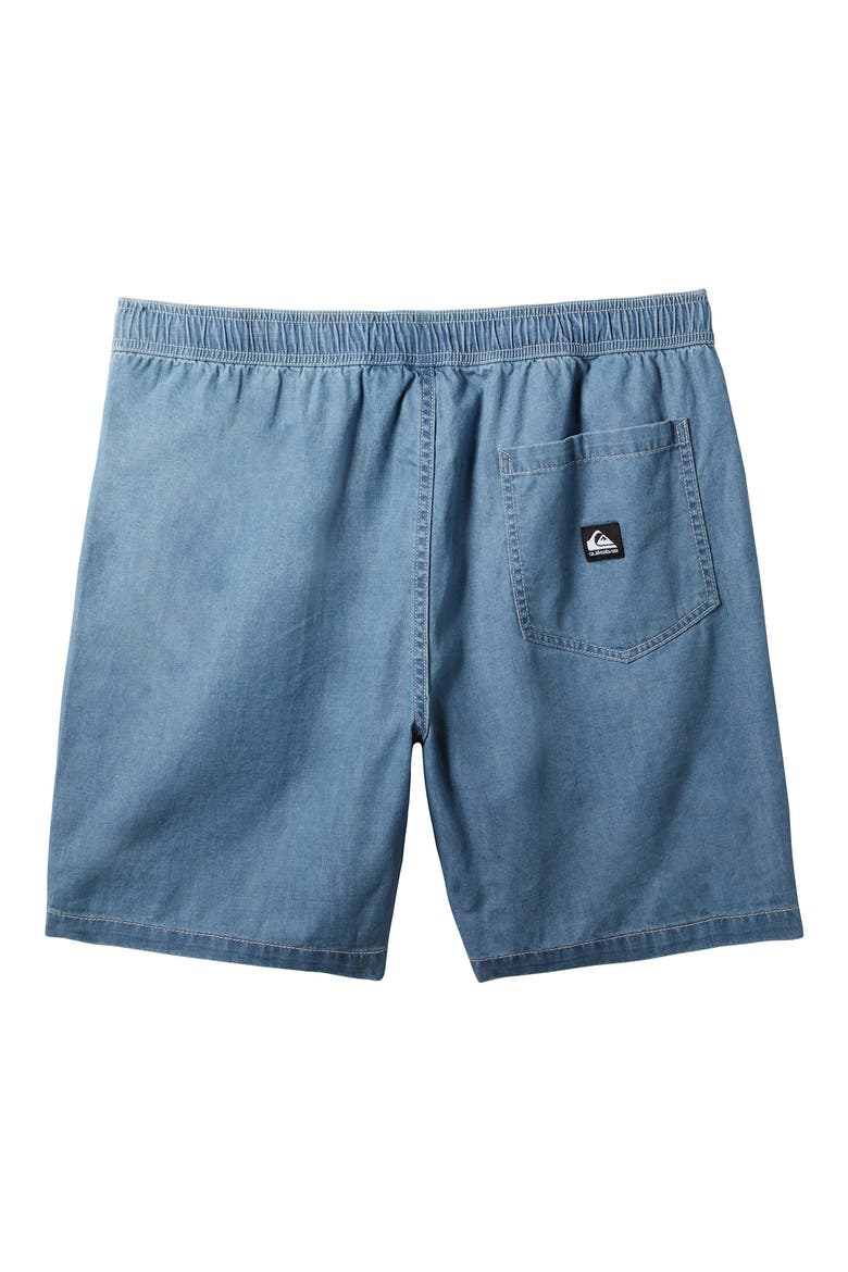 Taxer Drawstring Shorts, Alternate, color, STONE WASH