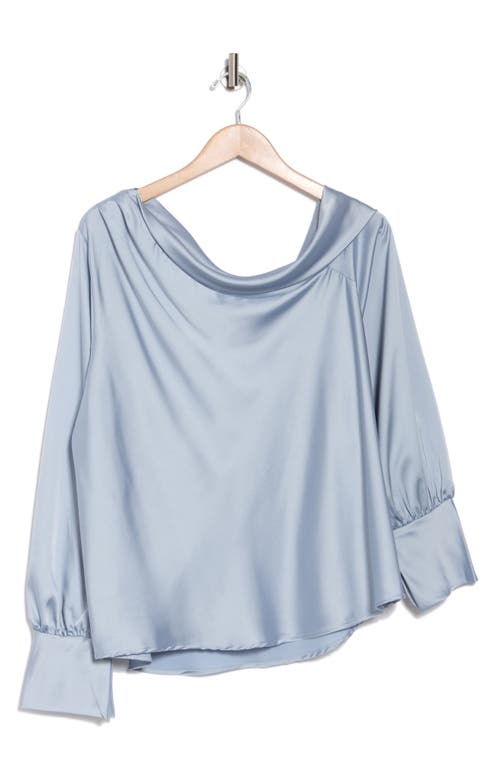 Shop Renee C Drop Shoulder Satin Top