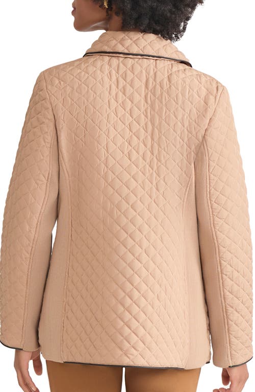 Jones New York Quilted Jacket In Neutral