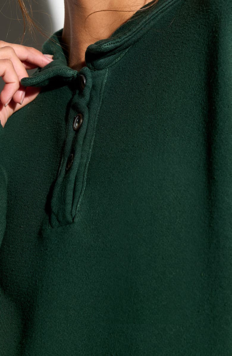 Spiritual Gangster Nichols French Terry Henley, Alternate, color, Retro Green