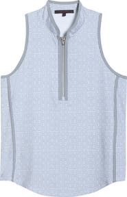 Greyson Pathfinder Vest Sleeveless Half Zip Golf Top