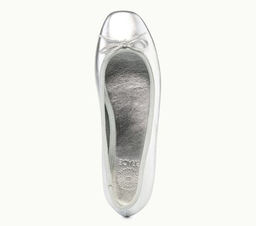 Shop Grace Footwear Lily Slip On In Silver