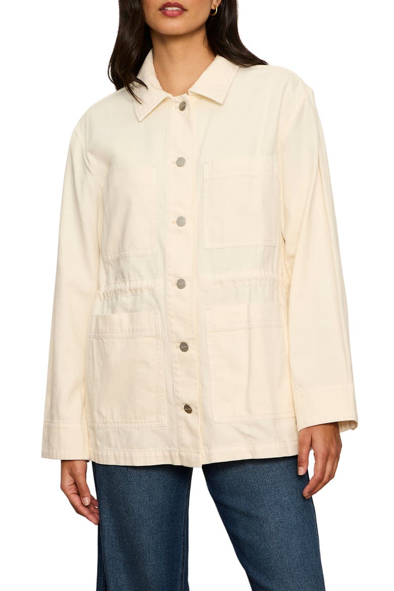 Greenhouse Cotton Jacket, Main, color, COLLAGEN WHITE