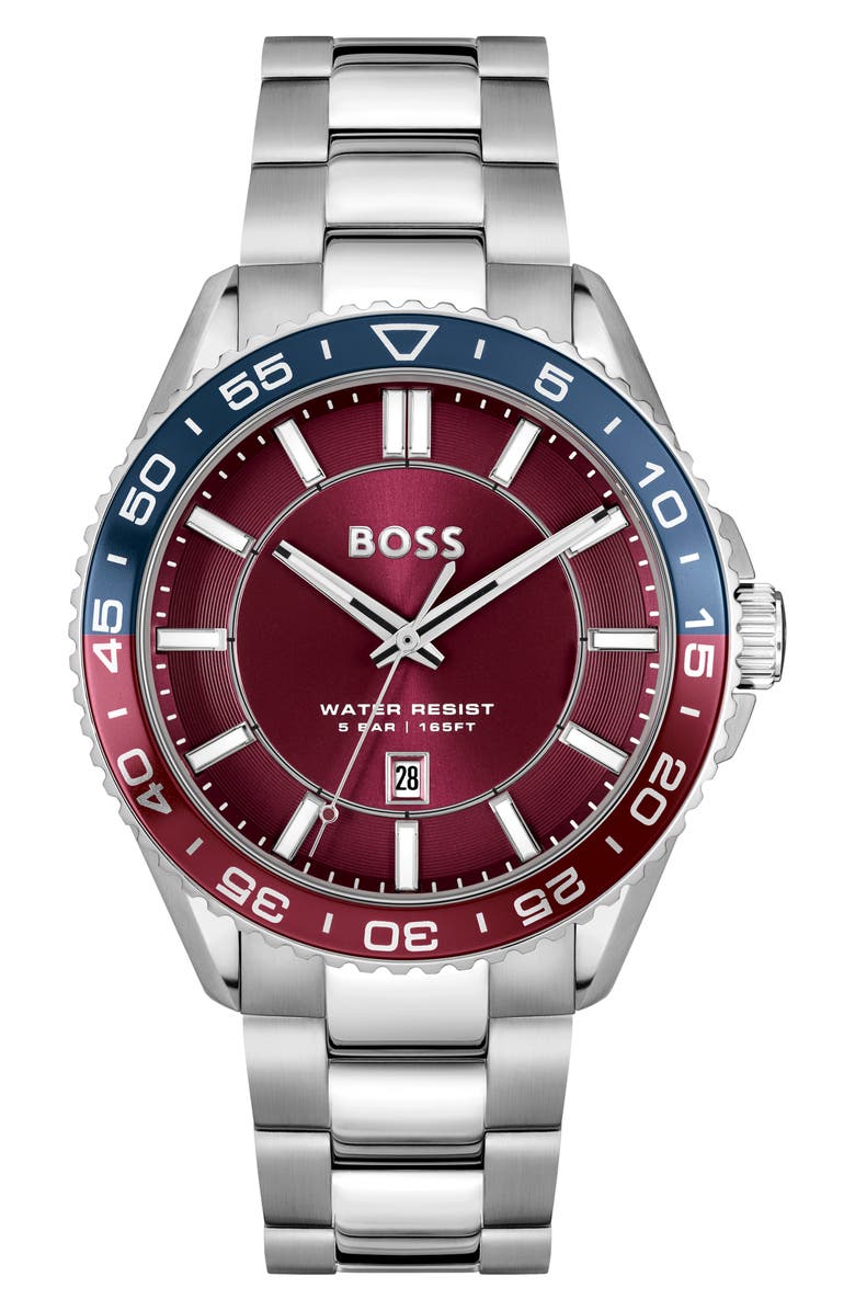 BOSS Runner Bracelet Watch, 44mm, Main, color, 