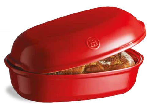Emile Henry Artisan Loaf Baker In Burgundy