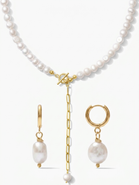 Joey Baby Morgan Pearl Necklace & Pete Drop Earring Gift Set