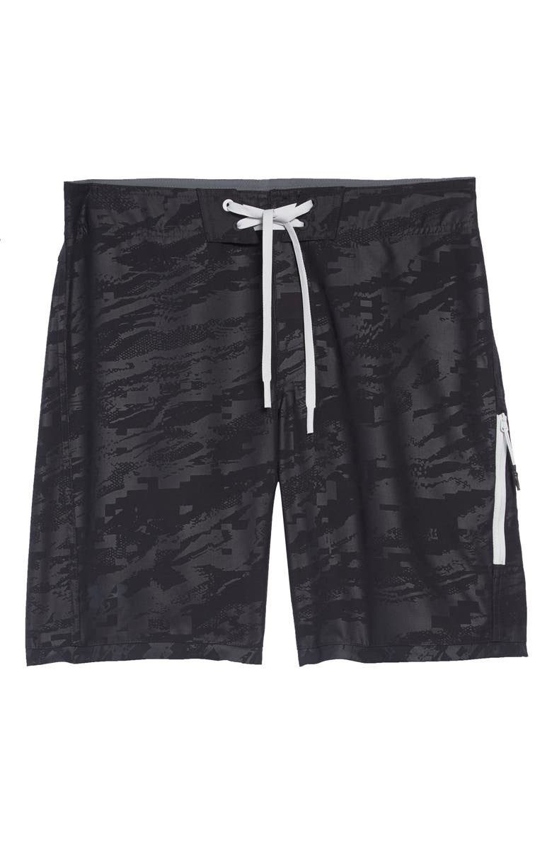 Under Armour Short Break Embossed Board Shorts, Alternate, color,