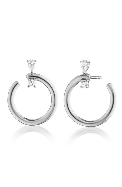 Medium Galaxy Wrap Hoop Earrings