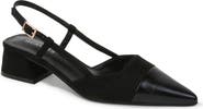 BERNESS Slingback Block Heel Pump