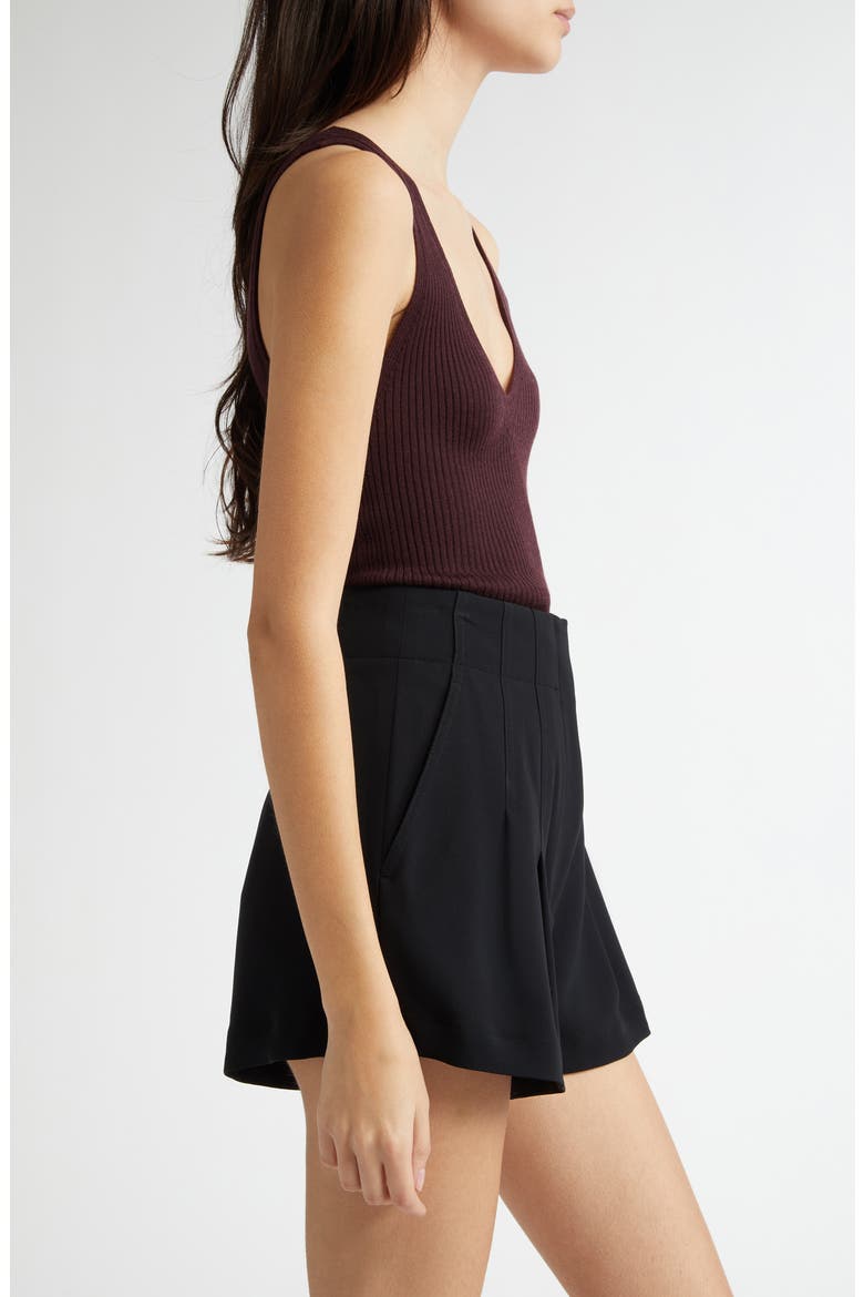 Superfine Cashmere Sweater Tank, Alternate, color, ROSEWOOD