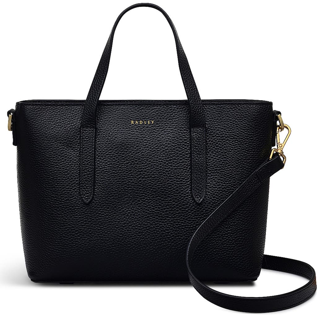 Radley Silk Street Small Open Top Satchel Bag In Black