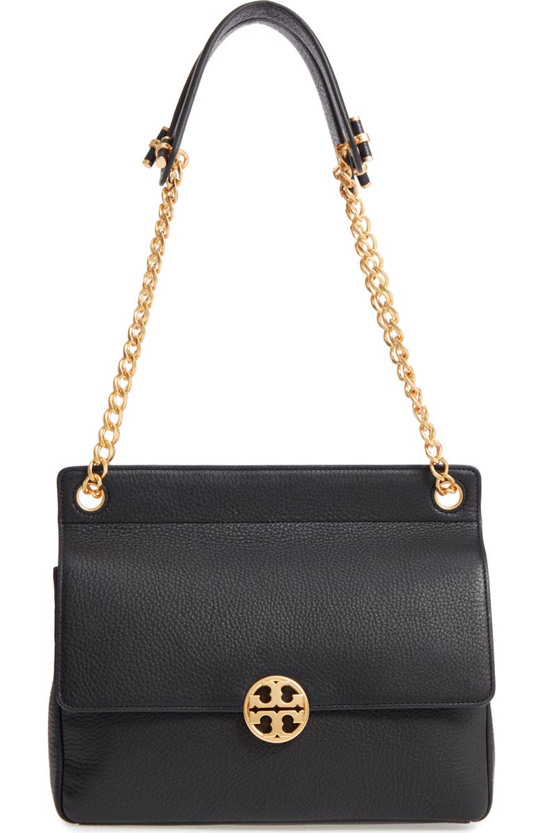 Tory Burch Chelsea Flap Leather Shoulder Bag, Main, color,