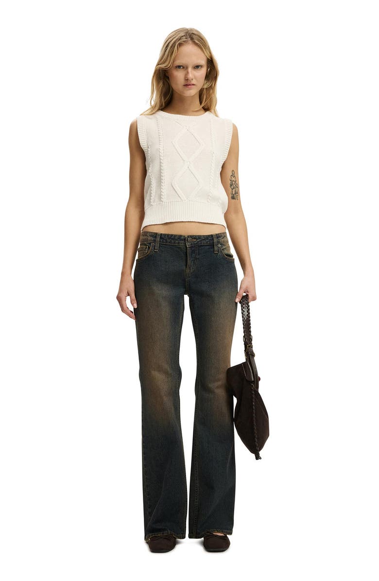 Cotton On Women's Cotton Cable Vest, Alternate, color,