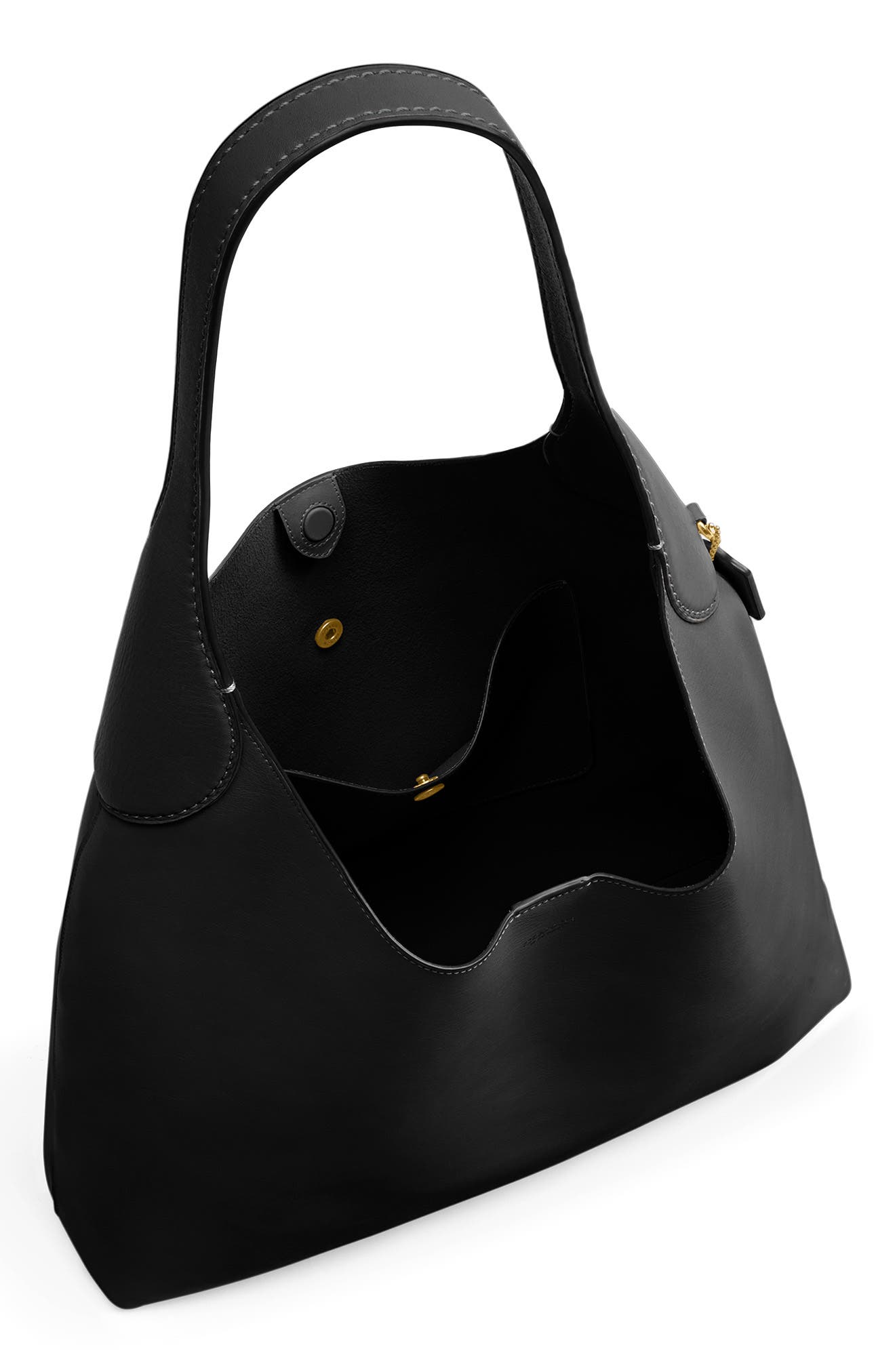 COACH Brooklyn 39 Shoulder Bag, Alternate, color, Black