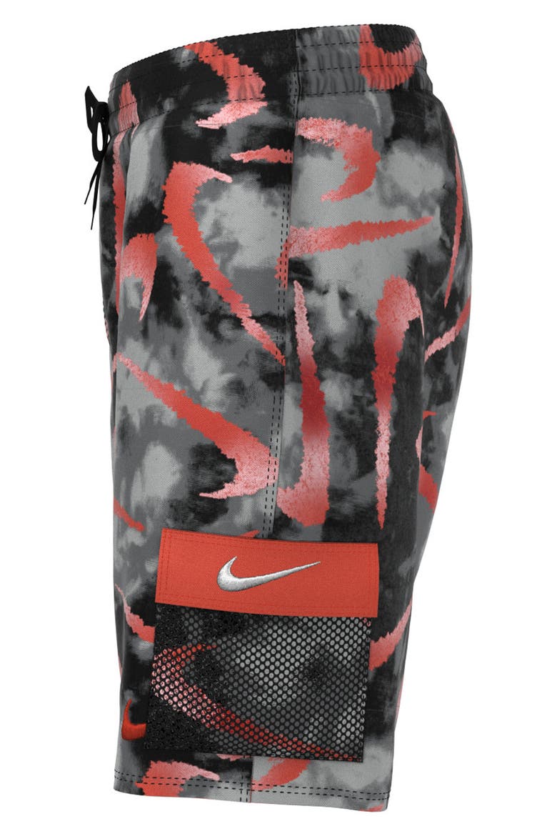 Kids' Volley Swim Trunks, Alternate, color, BLACK