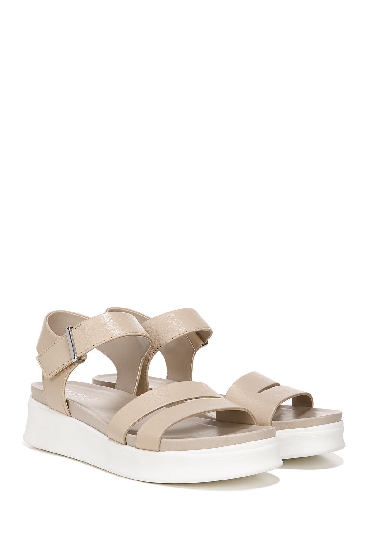 Essie Ankle Strap Platform Sandal, Alternate, color, SAND