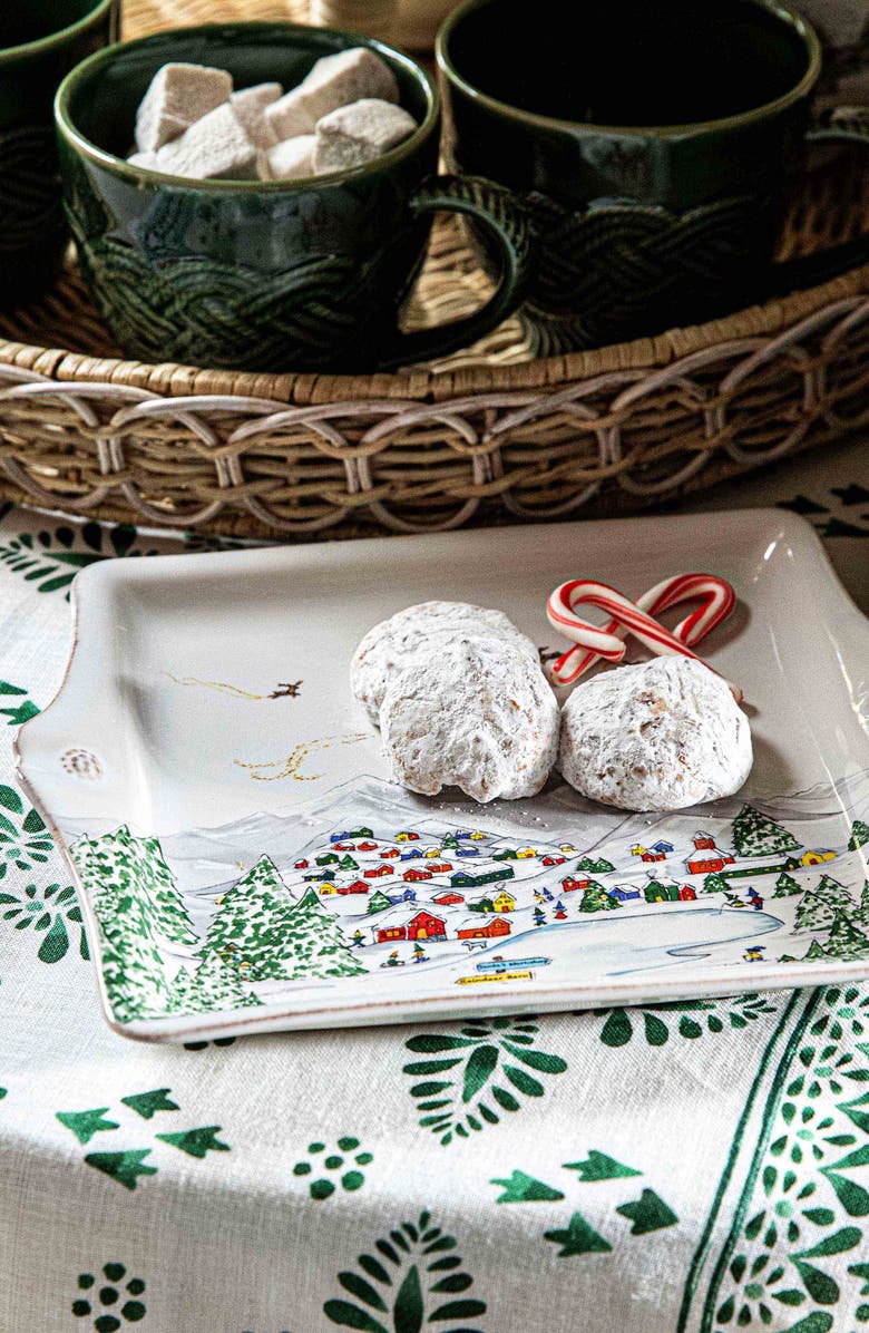 Juliska Berry & Thread North Pole Tray, Alternate, color, White Multi