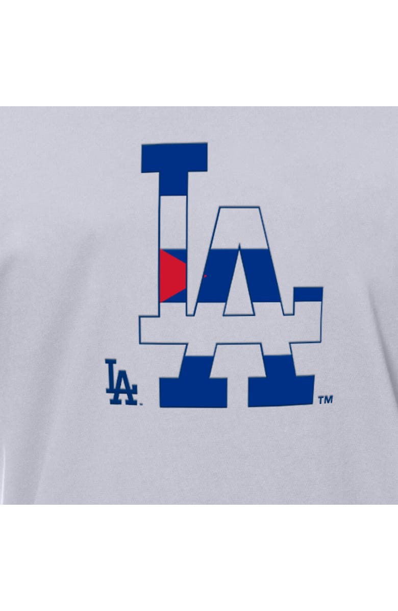 New Era Men's New Era White Los Angeles Dodgers Cuban Flag Logo T-Shirt, Alternate, color, White