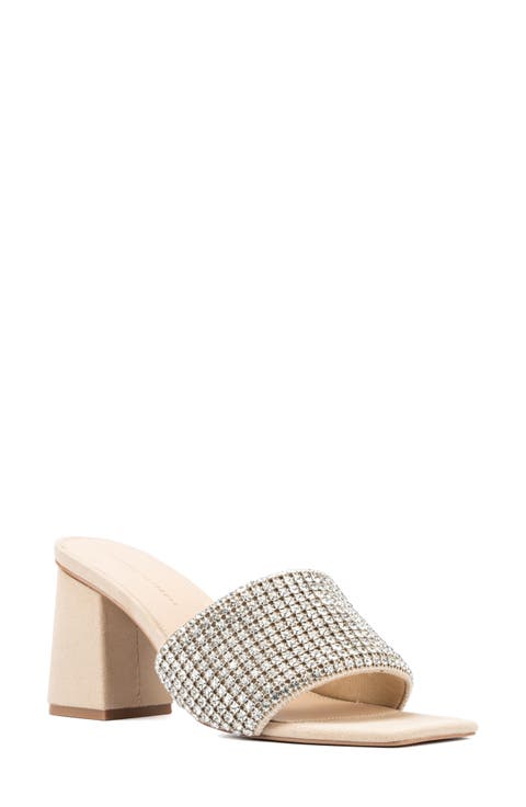 Serena Embellished Sandal - Wide Width (Women)