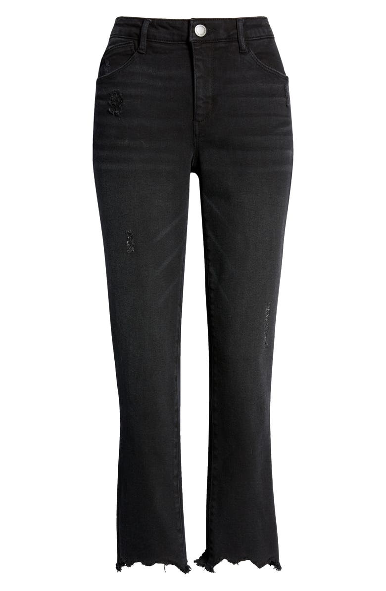 Wit & Wisdom 'Ab'Solution Chew Hem Straight Leg Jeans, Alternate, color, 