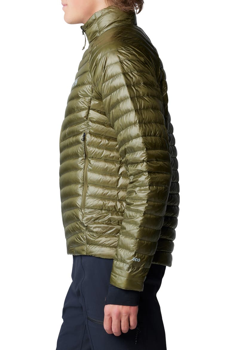 Ghost Whisperer Packable 800-Fill-Power Down Jacket, Alternate, color, COMBAT GREEN