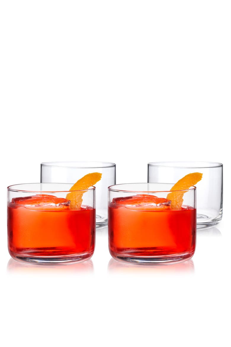 Raye Crystal Negroni Glasses Set of 4, Alternate, color, Clear