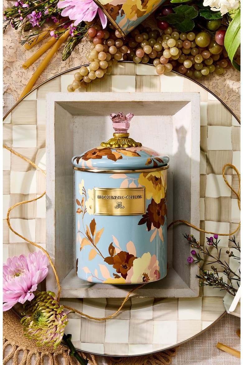 Wild Rose Slate Medium Canister, Alternate, color, BLUE