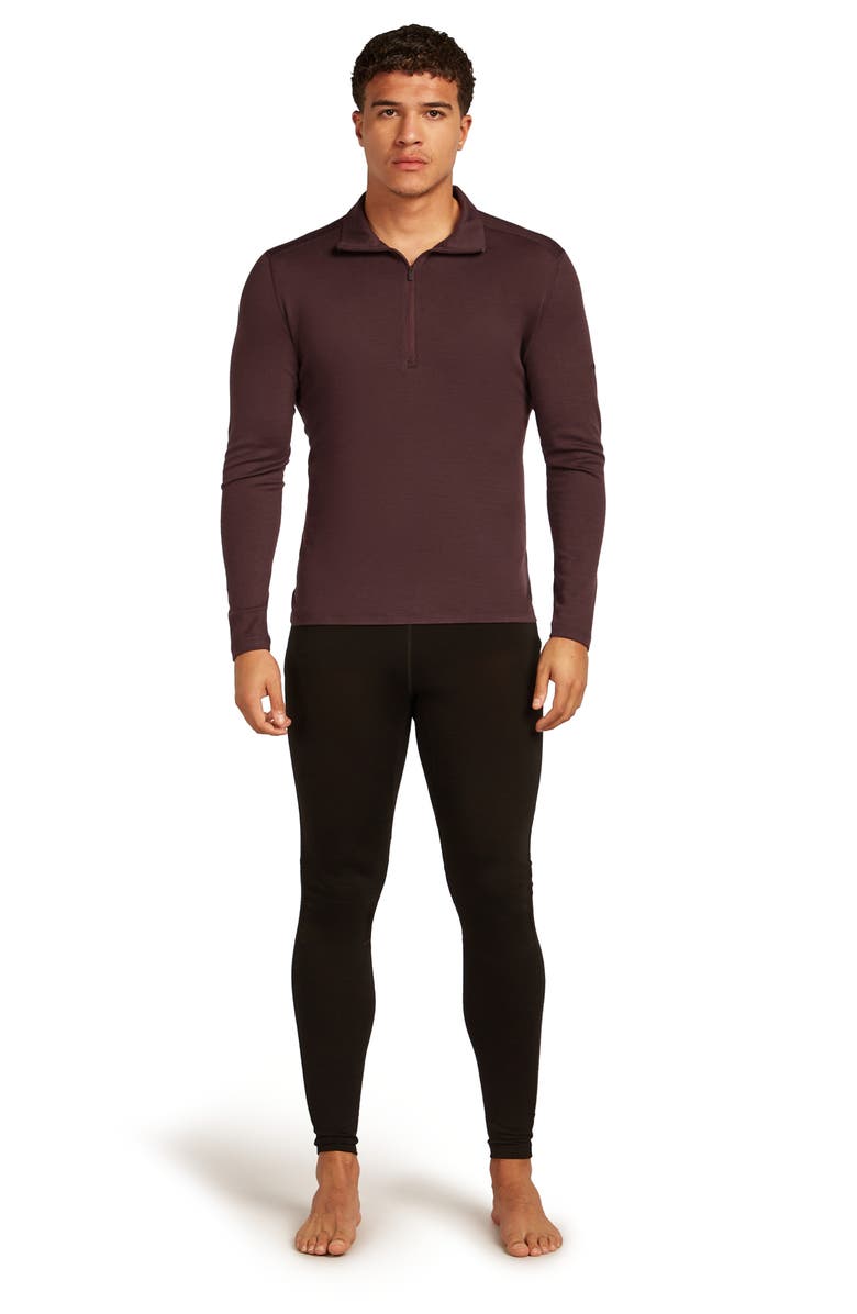 Icebreaker 260 Tech Merino Wool Half Zip Pullover, Alternate, color, Java