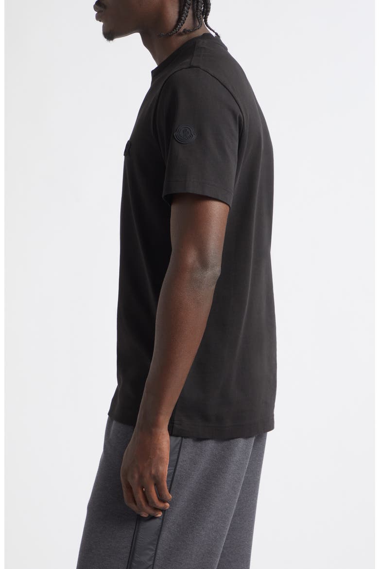 Logo Cotton T-Shirt, Alternate, color, BLACK