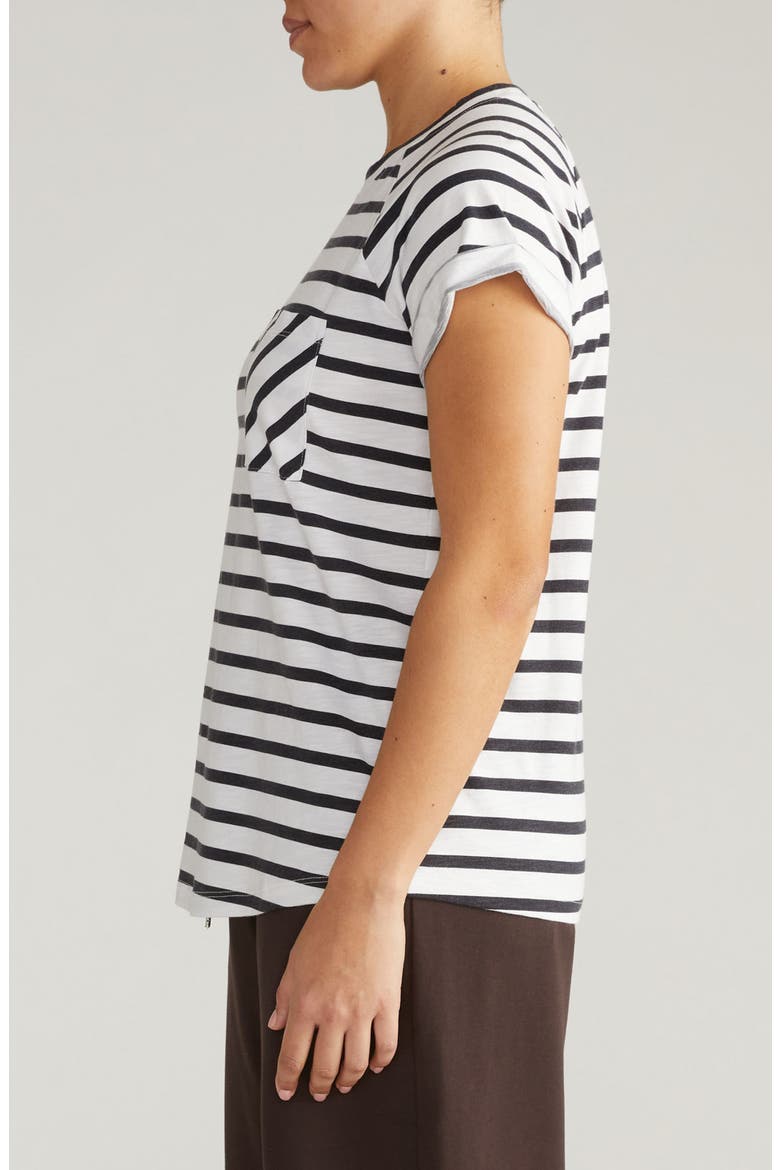 Light As Air Short Sleeve T-Shirt, Alternate, color, ZEN BLACK/ WHITE