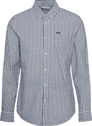 Barbour Cresswell Stripe Cotton Seersucker Button-Down Shirt
