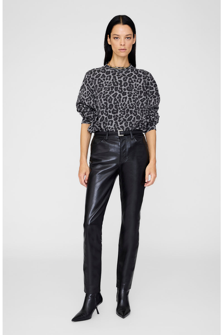 Miles Sweatshirt, Main, color, Grey Leopard