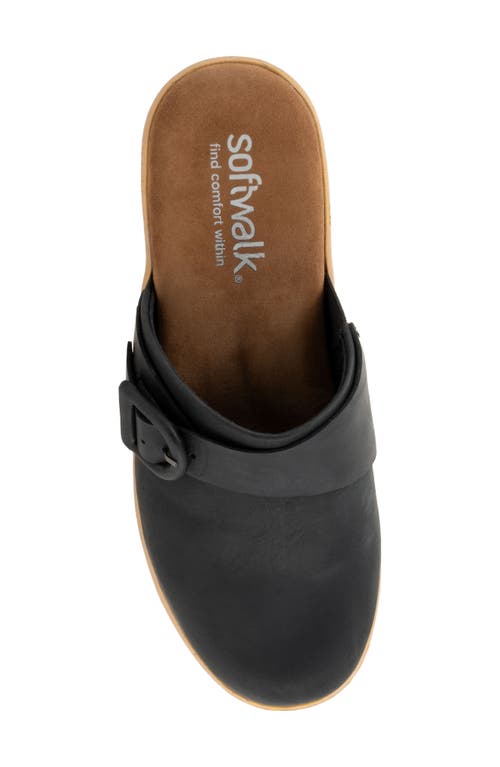 Softwalk ® Ferrara Platform Mule In Black