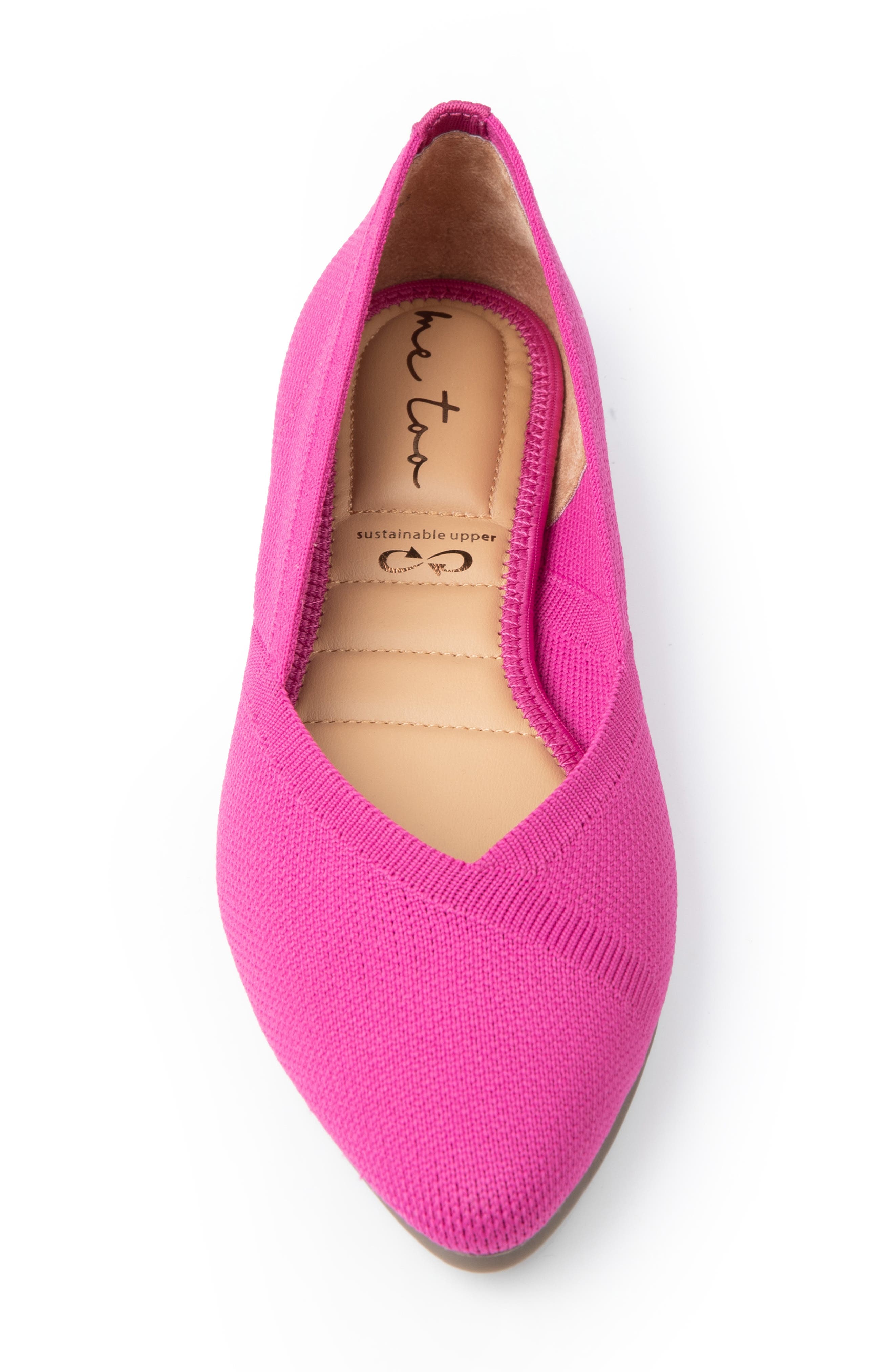 Me Too Aubri Flat, Alternate, color, Peony