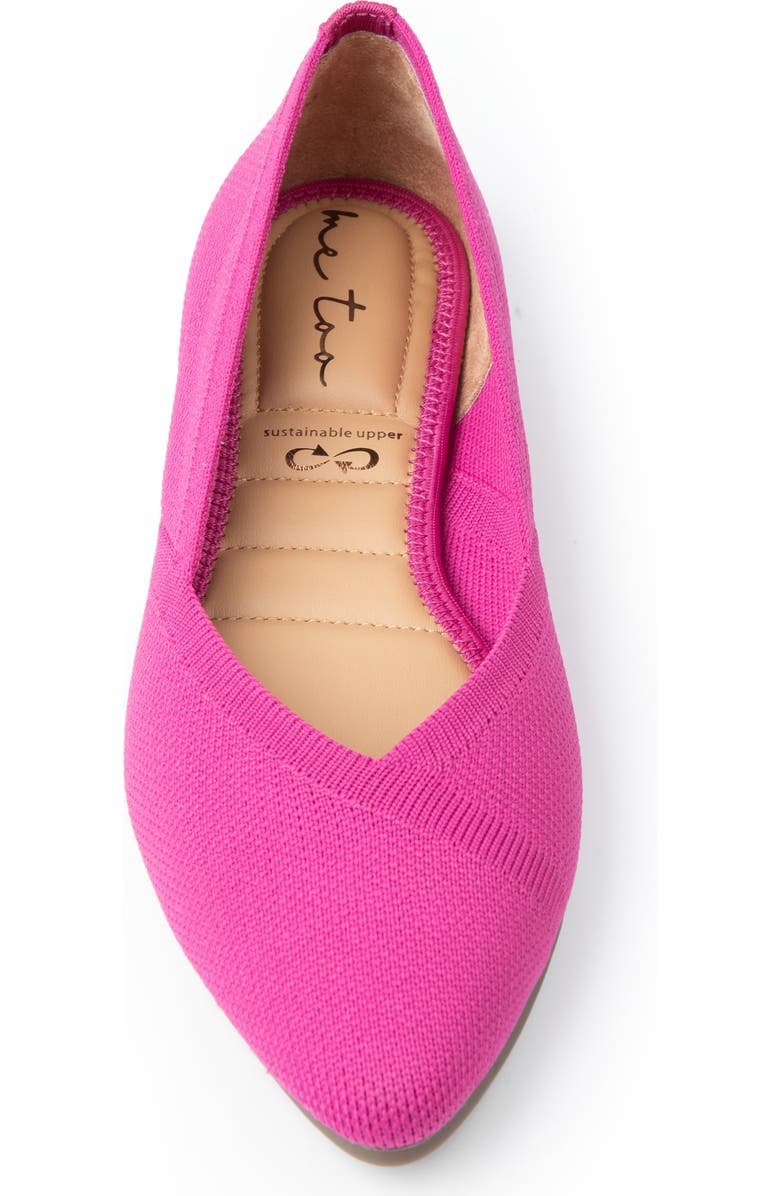 Me Too Aubri Flat, Alternate, color, Peony