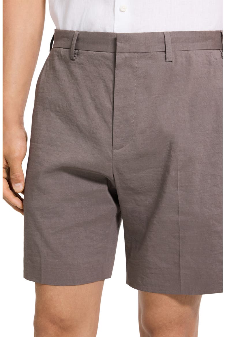 Standard Good Linen Blend Shorts, Alternate, color, MOREL