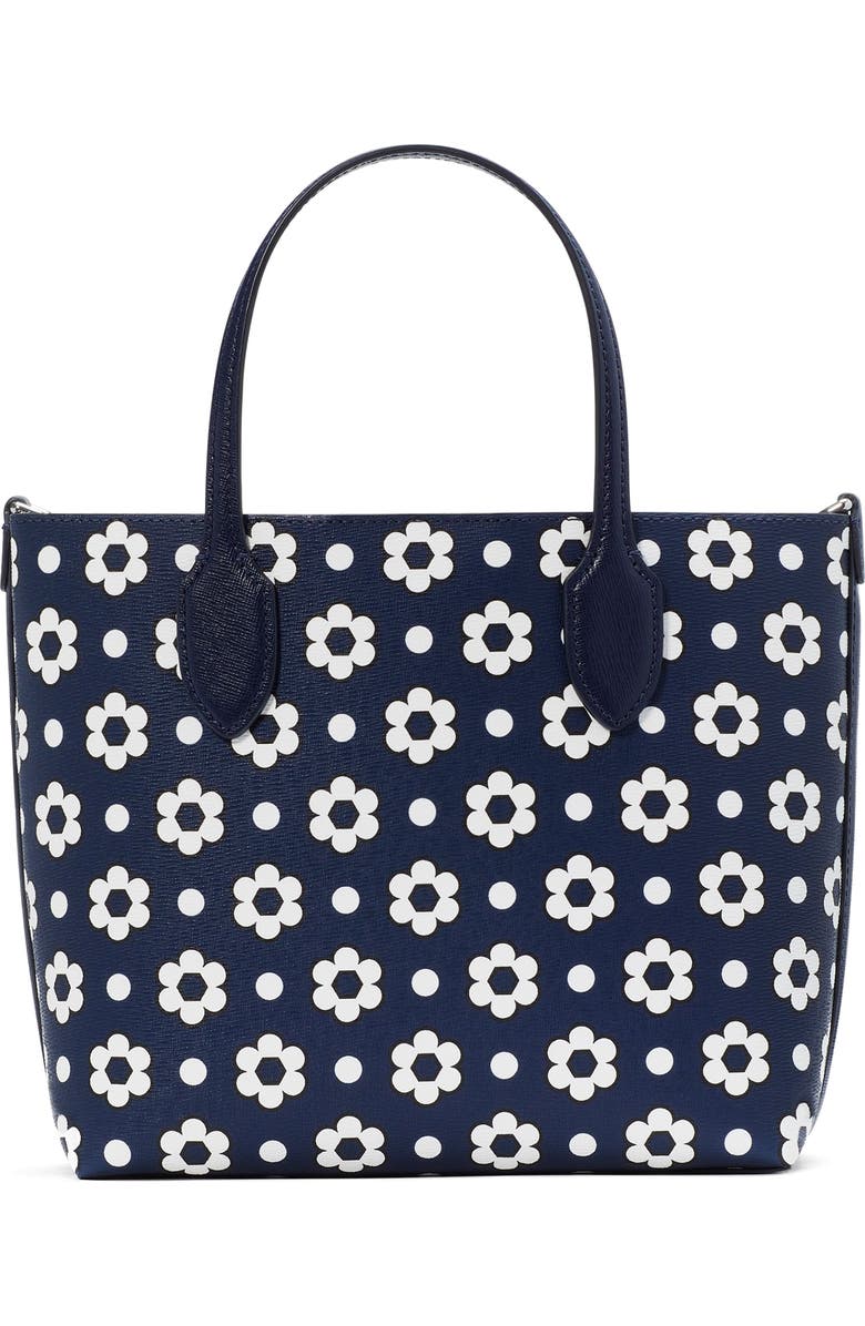 Kate Spade New York bleecker daisy dot crosshatched faux leather tote, Alternate, color,