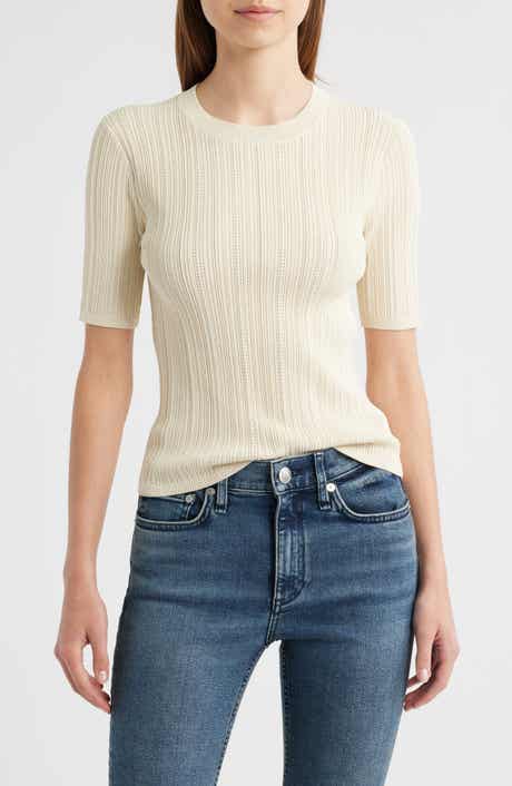 Camryn Short Sleeve Rib Sweater