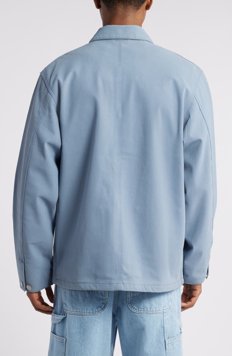 Carhartt Work In Progress Michigan Relaxed Sueded Button-Up Chore Coat, Alternate, color, 